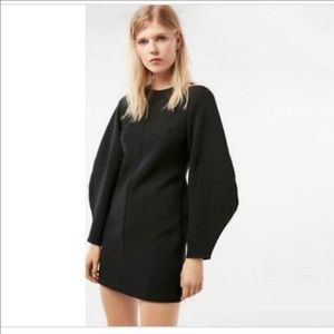 Express bubble sleeve mini dress
